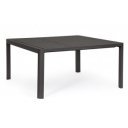 MILTON prémium bővíthető kültéri étkezőasztal -149/97cm - antracit/taupe/fehér
