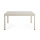 MILTON prémium bővíthető kültéri étkezőasztal -149/97cm - antracit/taupe/fehér
