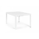 MILTON prémium bővíthető kültéri étkezőasztal -149/97cm - antracit/taupe/fehér