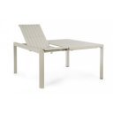 MILTON prémium bővíthető kültéri étkezőasztal -149/97cm - antracit/taupe/fehér