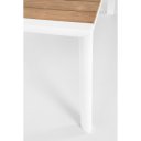 CANCUN prémium teakfa kültéri étkezőasztal - 180cm - fehér