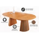 VALHALLA modern bővíthető étkezőasztal - 120-160-200cm