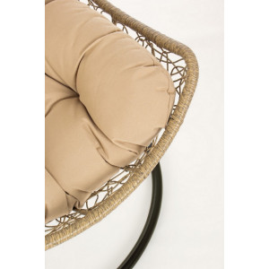 HONDURAS design függőfotel - fekete/beige