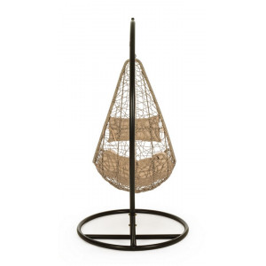 HONDURAS design függőfotel - fekete/beige