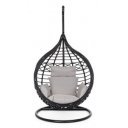 GIBRALTAR design függőfotel - fekete