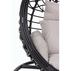 GIBRALTAR design függőfotel - fekete