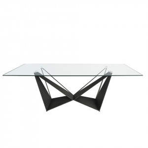 MIGUEL design étkezőasztal - 240cm - fekete