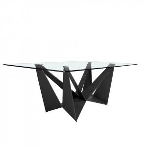 MIGUEL design étkezőasztal - 240cm - fekete