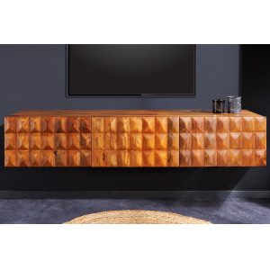 VULCANO design mangófa fali TV-szekrény - 160cm INVICTA
