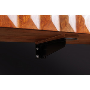 VULCANO design mangófa fali TV-szekrény - 160cm