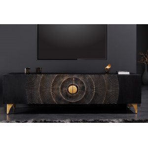 GOLDEN SUNSET design mangófa TV-szekrény - 180cm INVICTA