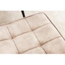 SCANDINAVIA design bársony fotel - beige