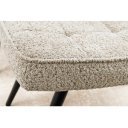 SCANDINAVIA design bouclé fotel - beige