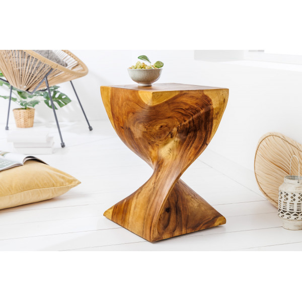 HELIX modern fa lerakóasztal - 30cm