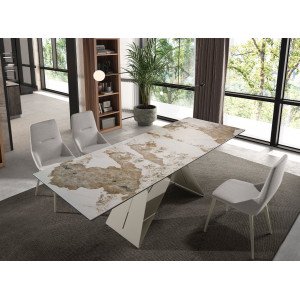 ESTELA design bővíthető kerámia étkezőasztal - 180-240cm ANGEL CERDA