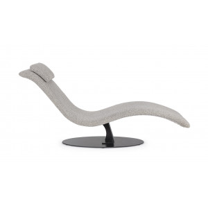 PALOMA design fotel/heverő - szürke boucle BIZZOTTO