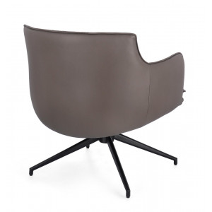 VERMONT design fotel - barna/szürke