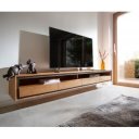 MELVILLE prémium akác fali TV-szekrény - 145/175/240cm - natúr
