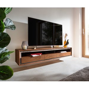 MELVILLE prémium akác fali TV-szekrény - 145/175/240cm bútor