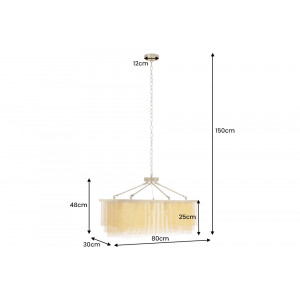 ROYAL exkluzív függőlámpa - 80cm - arany