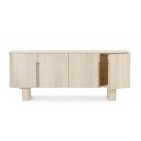 SERGIO modern mangófa TV-szekrény - 140cm