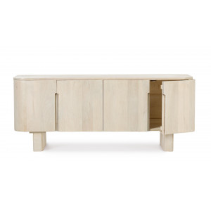 SERGIO modern mangófa TV-szekrény - 140cm