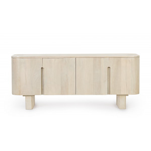 SERGIO modern mangófa TV-szekrény - 140cm