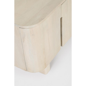 SERGIO modern mangófa TV-szekrény - 140cm