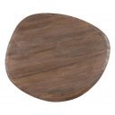 NOVELLA kerek mangófa étkezőasztal - 140cm - barna