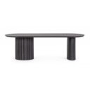 ORISSA BLACK mangófa dohányzóasztal - 130cm