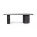 ORISSA BLACK mangófa dohányzóasztal - 130cm