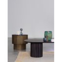 ORISSA BLACK mangófa dohányzóasztal - 130cm