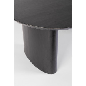 ORISSA BLACK mangófa dohányzóasztal - 130cm