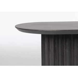 ORISSA BLACK mangófa dohányzóasztal - 130cm