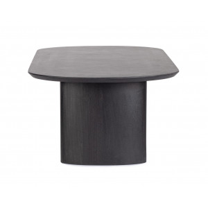 ORISSA BLACK mangófa dohányzóasztal - 130cm