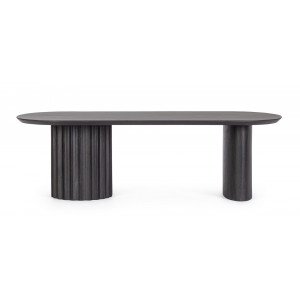 ORISSA BLACK mangófa dohányzóasztal - 130cm BIZZOTTO