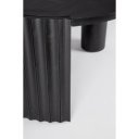 ORISSA BLACK mangófa dohányzóasztal - 80cm