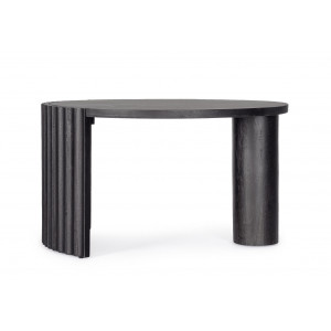 ORISSA BLACK mangófa dohányzóasztal - 80cm
