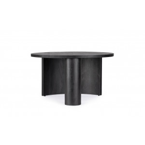 ORISSA BLACK mangófa dohányzóasztal - 80cm