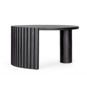 ORISSA BLACK mangófa dohányzóasztal - 80cm BIZZOTTO