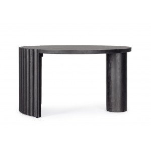 ORISSA BLACK mangófa dohányzóasztal - 80cm BIZZOTTO