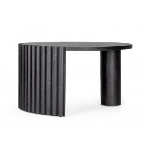 ORISSA BLACK mangófa dohányzóasztal - 80cm BIZZOTTO