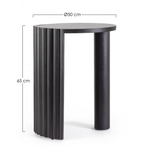 ORISSA BLACK mangófa lerakóasztal - 50cm