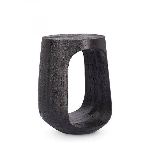 ZEN-II BLACK mangófa lerakóasztal - 33cm