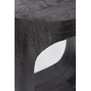 ZEN-II BLACK mangófa lerakóasztal - 33cm