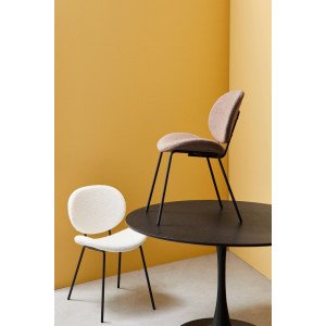 MONTISON kerek étkezőasztal - 120cm - fekete BIZZOTTO