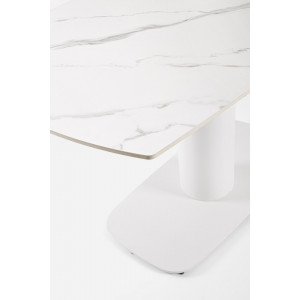 PLATERA design bővíthető kerámia étkezőasztal - 140-200cm - fehér
