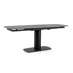 PLATERA design bővíthető kerámia étkezőasztal - 140-200cm - antracit BIZZOTTO
