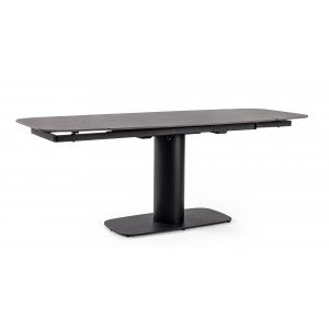 PLATERA design bővíthető kerámia étkezőasztal - 140-200cm - antracit BIZZOTTO