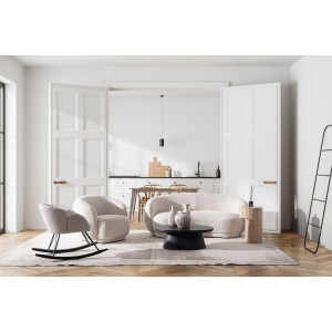 SANNITA mangófa dohányzóasztal - 90cm BIZZOTTO